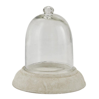 Cream Metal Bell Cloche Base - Small Park Designs - The Fox Decor